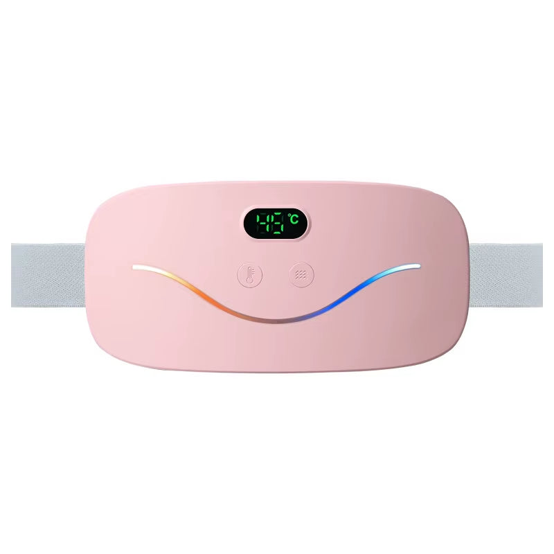 Portable Menstrual Period Pain Relief Massager with Warm Heating Belts Targeted for Body & Waist for Menstrual Cramps