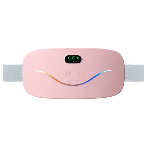 Portable Menstrual Period Pain Relief Massager with Warm Heating Belts Targeted for Body & Waist for Menstrual Cramps