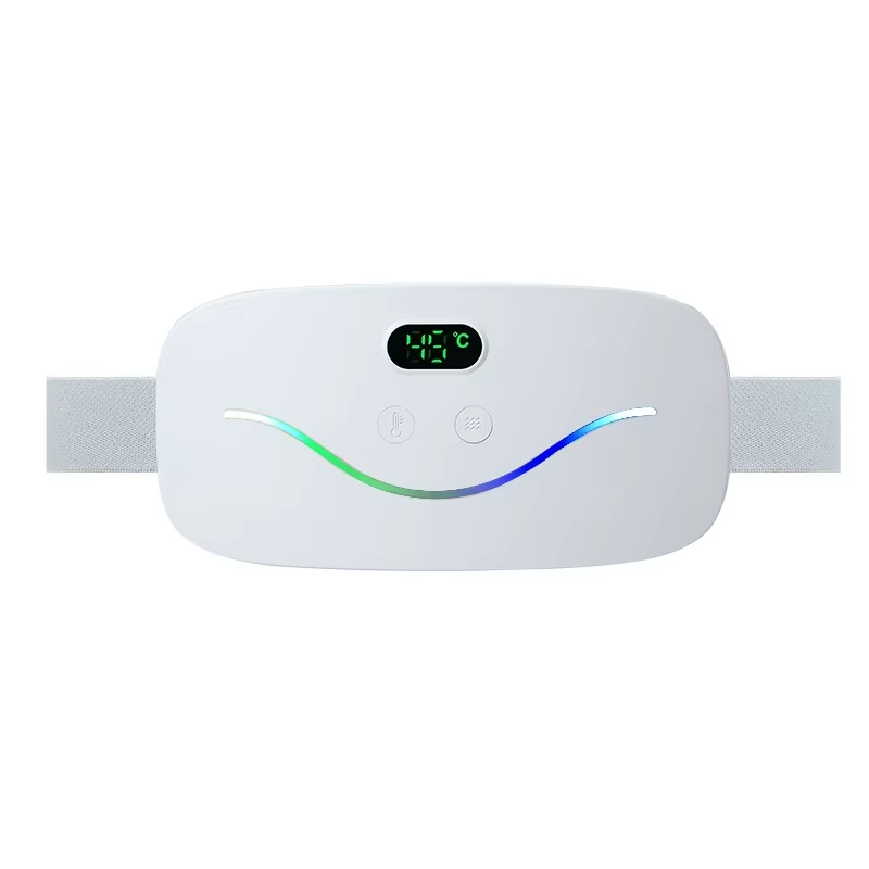 Portable Menstrual Period Pain Relief Massager with Warm Heating Belts Targeted for Body & Waist for Menstrual Cramps