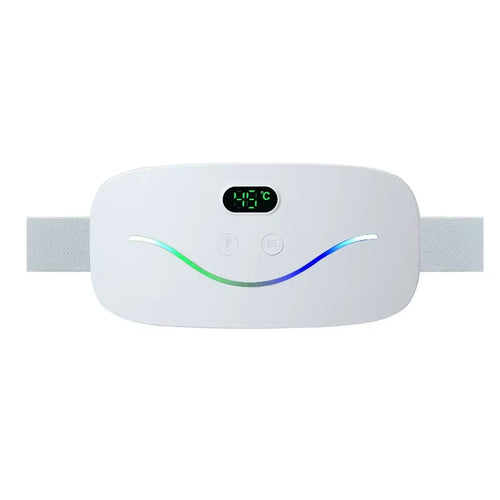 Portable Menstrual Period Pain Relief Massager with Warm Heating Belts Targeted for Body & Waist for Menstrual Cramps